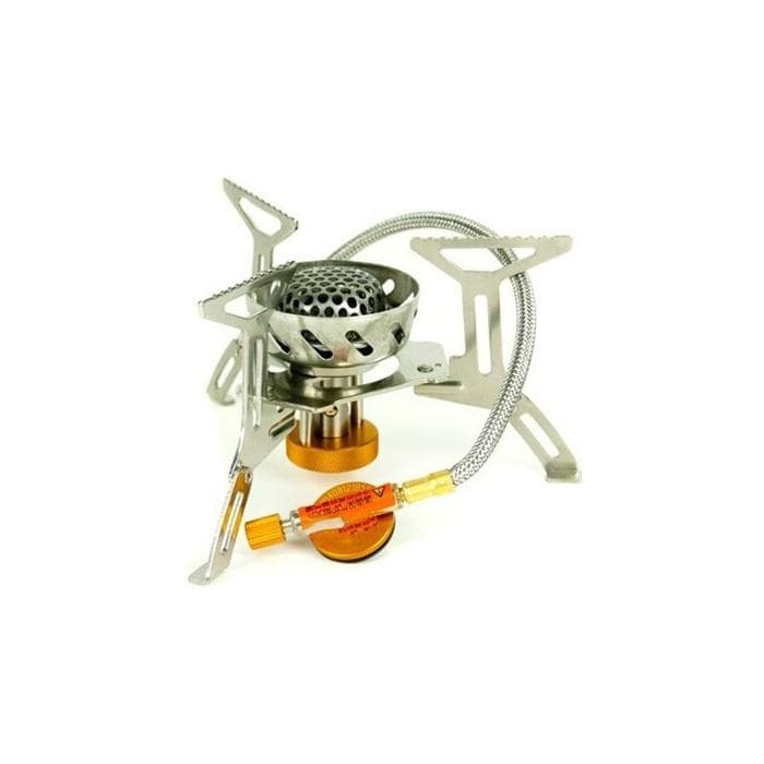 Горелка туристическая складная со шлангом TRG-047