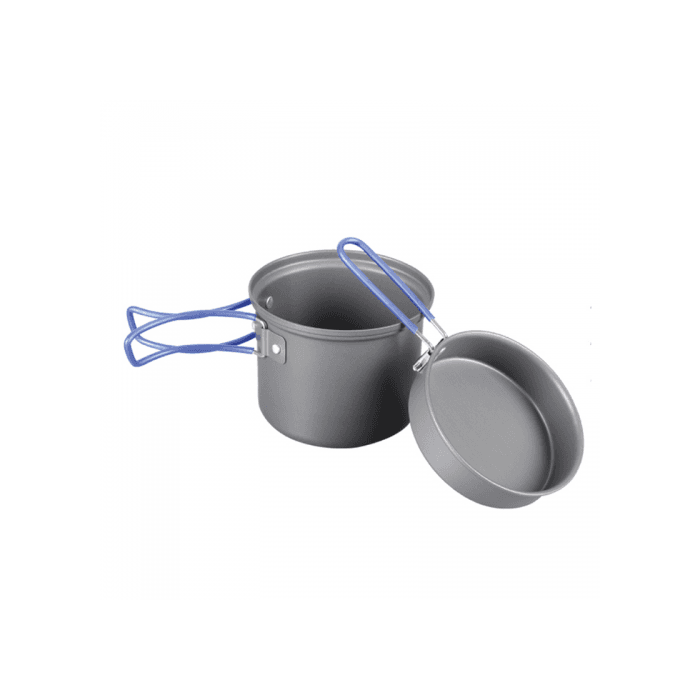 Котёл с крышкой-сковородой из анодированного алюминия TRC-039