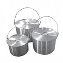 Котёл алюминиевый с крышкой 4,8 л TRC-055