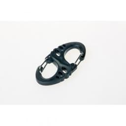 Карабин пластиковый S-type черный TRA-217