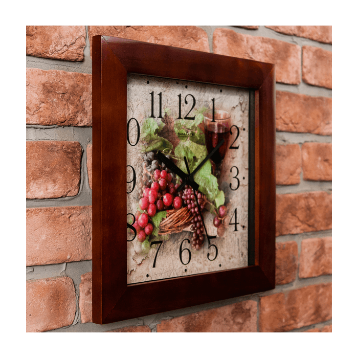 Настенные часы Салют ДС-2АА28-303 ГРОЗДЬЯ ВИНОГРАДА