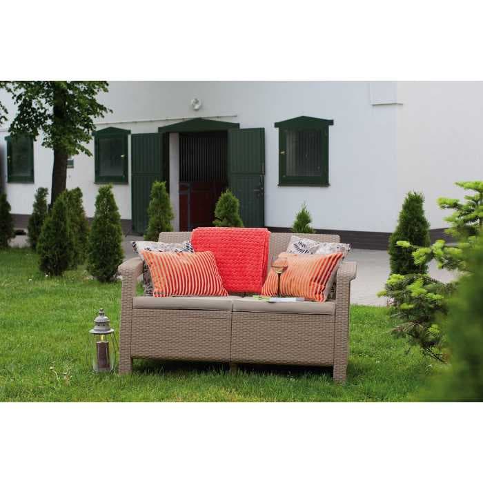 Диван Корфу Лав Сит (Corfu love seat) капучино - песок 227644