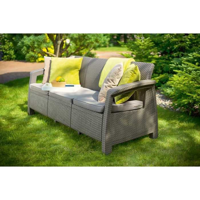 Диван Корфу Лав Сит (Corfu love seat) max капучино - песок 227641