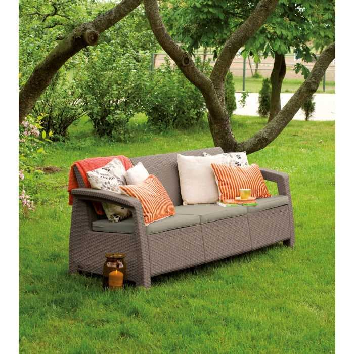 Диван Корфу Лав Сит (Corfu love seat) max капучино - песок 227641