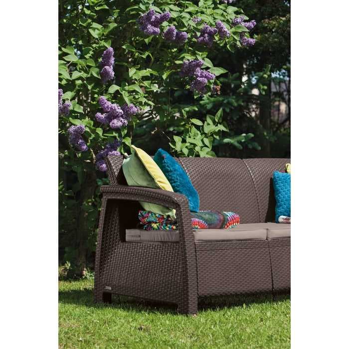 Диван Корфу Лав Сит (Corfu love seat) max коричневый 223207