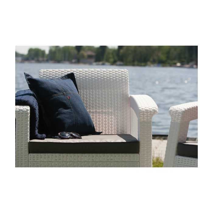 Комплект мебели Корфу дуо сэт (Corfu duo set) (2 кресла в комплекте) белый 223197