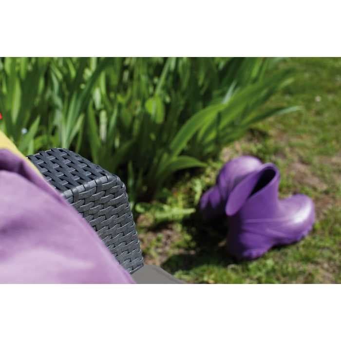 Комплект мебели Корфу дуо сэт (Corfu duo set) (2 кресла в комплекте) графит 223175