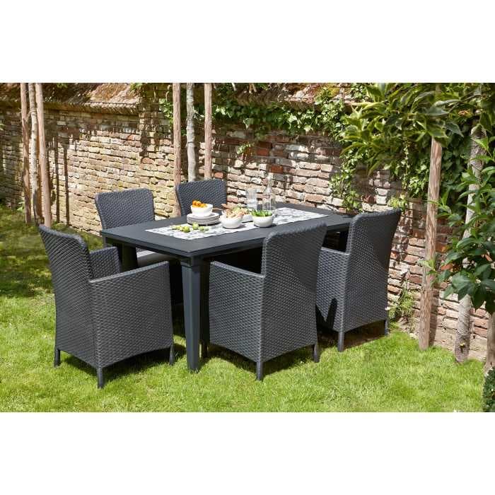 Стол Футура (Futura) графит 206978