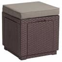 Стул Куб с подушкой (Cube with cushion) коричневый - серо-бежевый* 209435