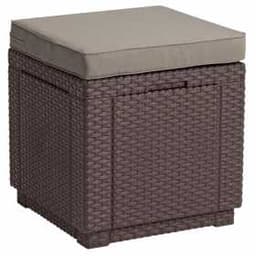 Стул Куб с подушкой (Cube with cushion) коричневый - серо-бежевый* 209435