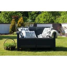 Диван Корфу Лав Сит (Corfu love seat) графит 223233