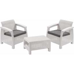 Комплект мебели Корфу Уикенд (Corfu weekend) белый 223249