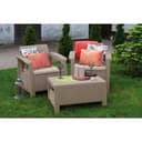 Комплект мебели Корфу Уикенд (Corfu weekend) капучино - песок 227630