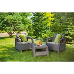 Комплект мебели Корфу Уикенд (Corfu weekend) капучино - песок 227630