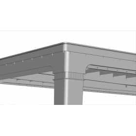 Стол Футура (Futura) коричневый 206977
