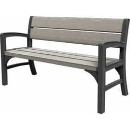 Скамья Монтеро 3-х местная (Montero Triple seat bench) графит - коричневато-серый 233158