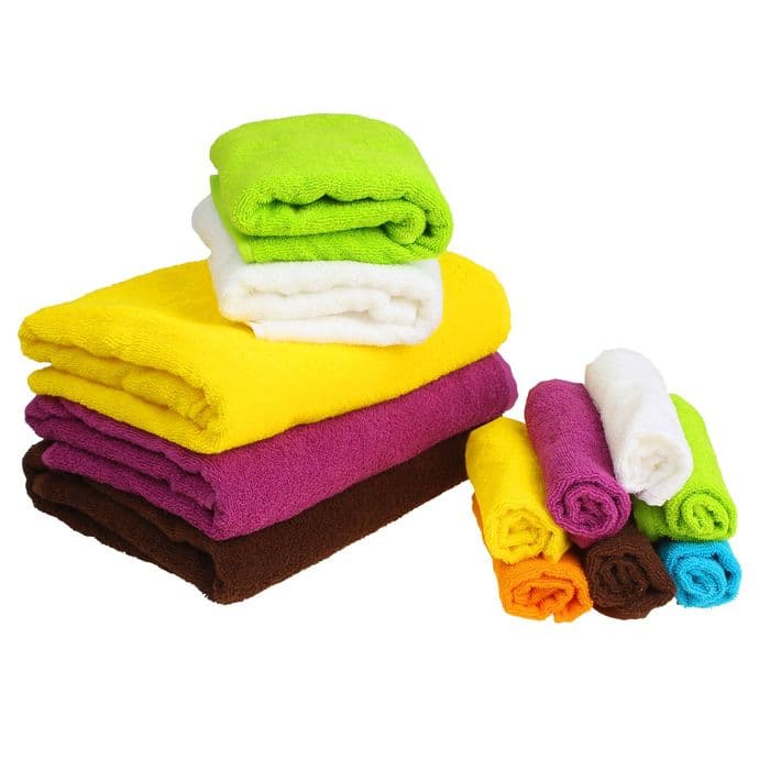 Полотенце махровое "Экономь и Я" 30х30 см белый, 100% хлопок, 340 г/м2