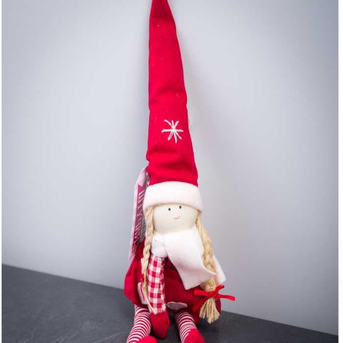 Кукла интерьерная "Гномик" в колпаке, виды МИКС
