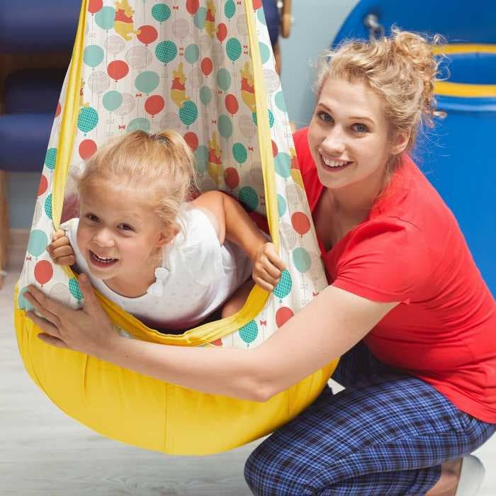 Кресло подвесное «Чудесный день», высота 150 см, диаметр 50 см, цвет жёлтый