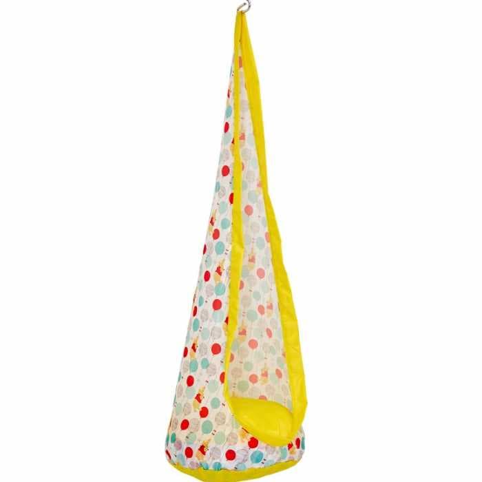 Кресло подвесное «Чудесный день», высота 150 см, диаметр 50 см, цвет жёлтый