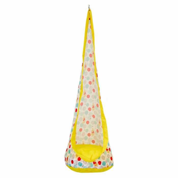 Кресло подвесное «Чудесный день», высота 150 см, диаметр 50 см, цвет жёлтый