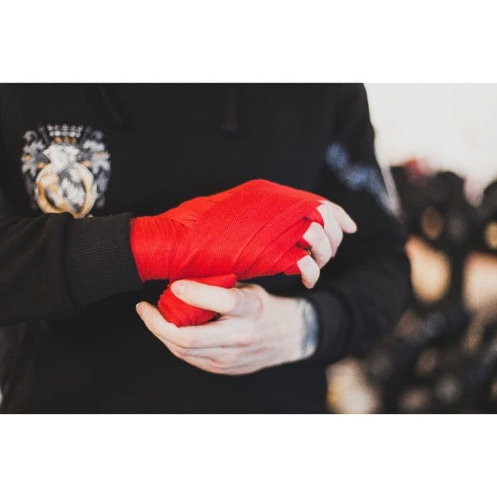 Бинты хлопковые для бокса, длина 2,5 м, цвет МИКС