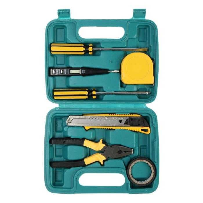 Набор инструментов в кейсе LOM "С Новым Годом", подарочная упаковка, 7 предметов