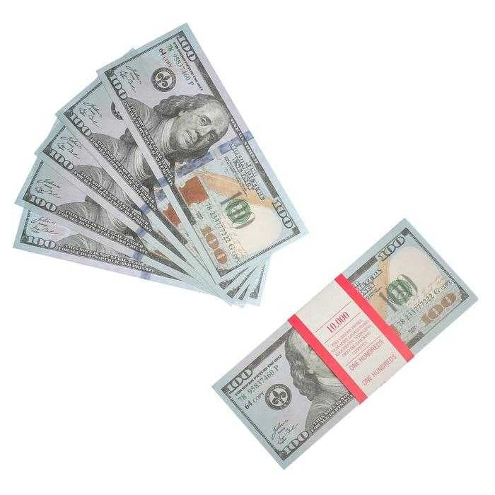Пачка купюр 100 микс
