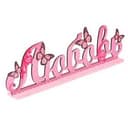 Буквы интерьерные на деревянной подставке "Любовь"