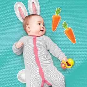 Набор элементов для детской фотосессии "Зайка - попрыгайка"