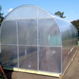 Каркас теплицы «Алексеевна-Цинк», 6 × 2,5 × 2,3 м, оцинкованная сталь, профиль 30 × 30 мм, 30 × 15 мм, без поликарбоната