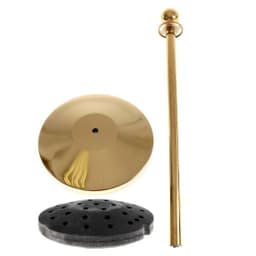 Стойка для ограждения, h-85 см, d-5.5 см, напольный d-32 см