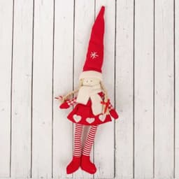 Кукла интерьерная "Гномик" в колпаке, виды МИКС