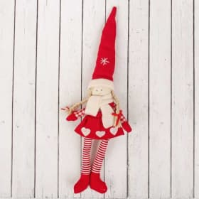 Кукла интерьерная "Гномик" в колпаке, виды МИКС