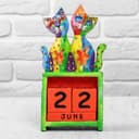 Деревянный календарь "Кошечки"11х6х22 см