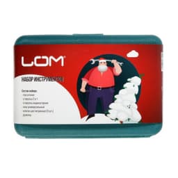 Набор инструментов в кейсе LOM "С Новым Годом", подарочная упаковка, 11 предметов