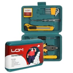 Набор инструментов в кейсе LOM "С Новым Годом", подарочная упаковка, 11 предметов