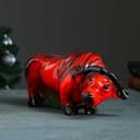 Фигура  "Символ года: Буйвол" красный