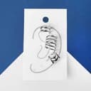 Серьги "Каффы" набор 3 шт, линии, цвет МИКС