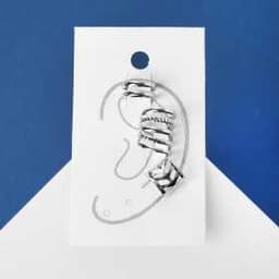 Серьги "Каффы" набор 3 шт, линии, цвет МИКС