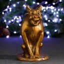 Копилка "Символ года: Бык сидя" бронза