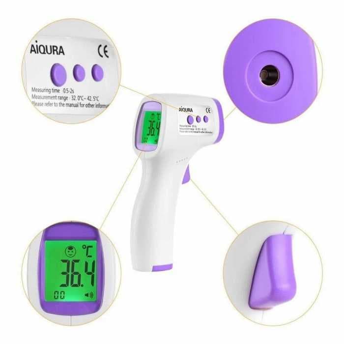 Бесконтактный инфракрасный термометр Aiqura AD-801