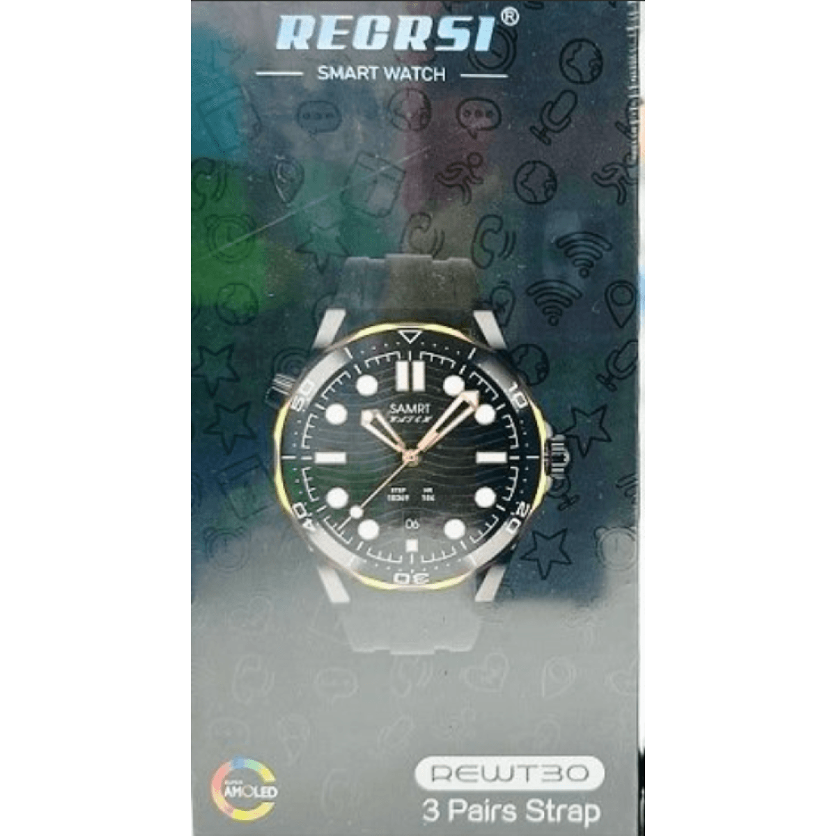 Умные часы RECRSI REWT30 3 pairs strap