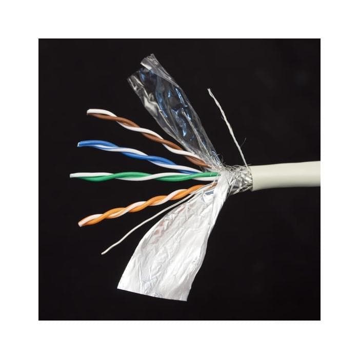 Кабель сетевой SHIP D155-P, Cat.5e, SF/UTP, 30В, 4x2x1/0.50мм, PVC, 305 м/б (Двойной внешний экран)