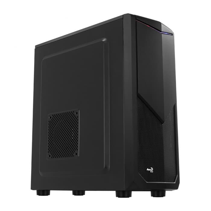 Компьютерный корпус Aerocool Tomahawk-S-BK-v2, ATX/Micro ATX, USB 2*2.0, HD-Audio+ Mic, Высота процессорного кулера до 167мм, Длина VGA до 324мм, 1*3.5"/4*2.5", Толщина 0,5мм, 440,5x202x399m, Без Б/П, Черный