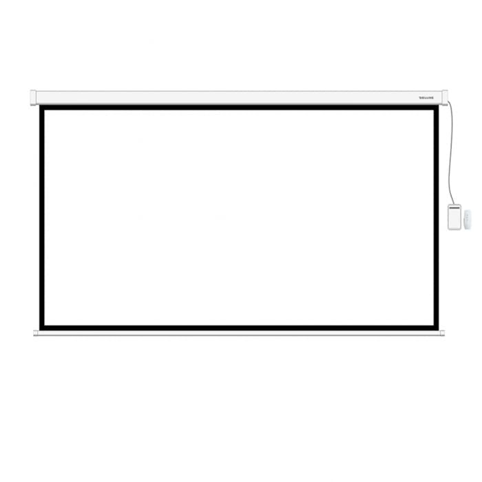 Экран моторизированный (с пультом Д/У) Deluxe DLS-ERC240x135W, Настенный/потолочный, Рабочая поверхность 232x127, 16:9, Matt white, белый