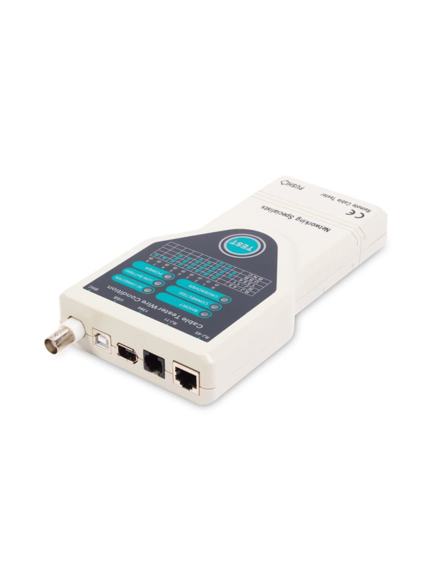 Кабельный тестер SHIP G278, Для тестирования BNC, RJ-45, RJ-11, USB, IEE 1394 Fire Wire