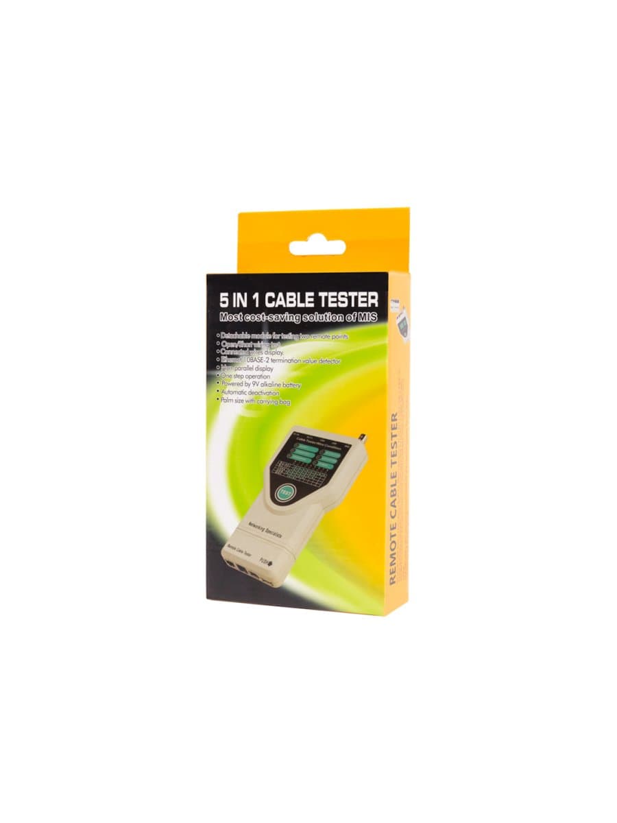 Кабельный тестер SHIP G278, Для тестирования BNC, RJ-45, RJ-11, USB, IEE 1394 Fire Wire