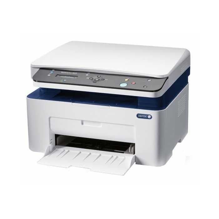 Монохромное МФУ Xerox WorkCentre 3025BI, A4, Лазерное, 20 стр/мин, P/C/S, Нагрузка (max) 15K в месяц, Platen cover, 150+1 стр. - емкость лотков подачи, 600MHz, 128MB, GDI, USB 2.0, Wi-Fi