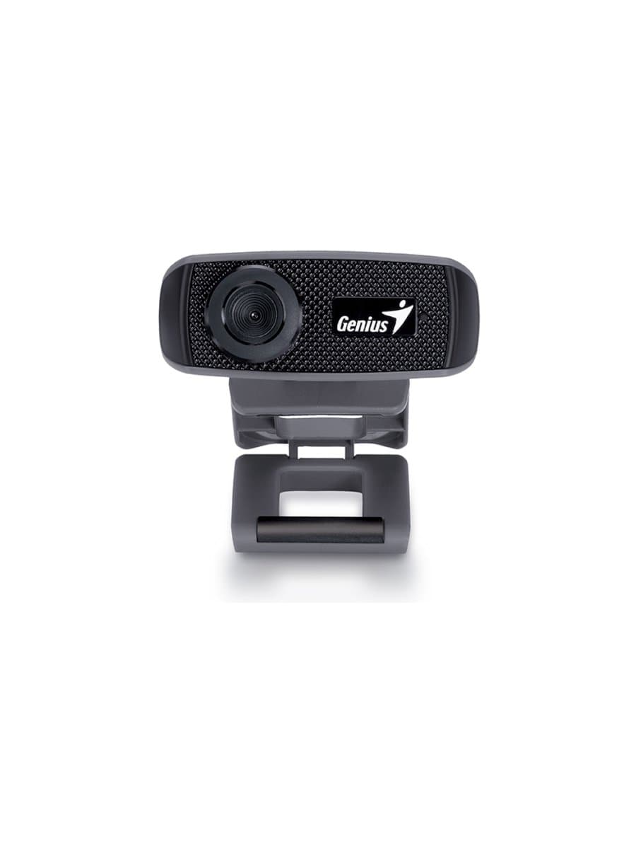 Веб-Камера Genius FaceCam 1000X, USB 2.0, 1280x720, 1.0Mpx, Микрофон, Крепление: зажим, Чёрный